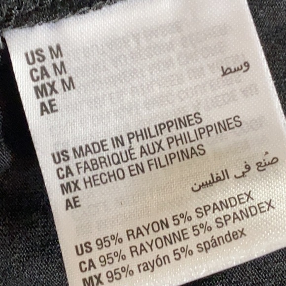 INC Solid Lace-Up Tee Top - Picture 5 of 6